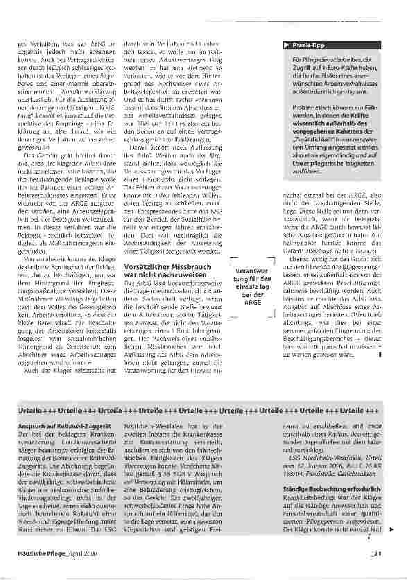 Vorschauseite 2: Zweifel an der Zusätzlichkeit