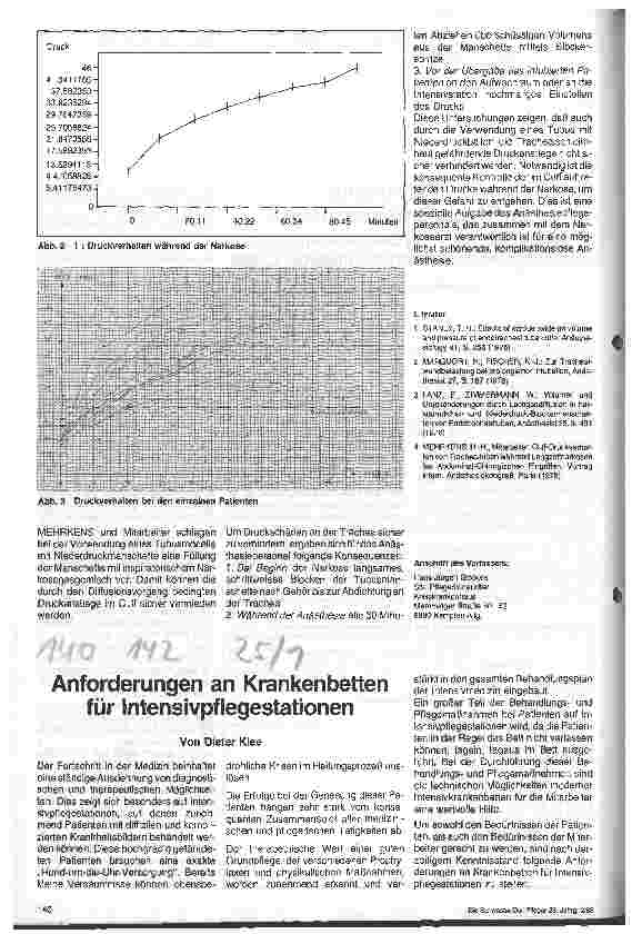 Vorschauseite 2: Die Verhütung von Trachealwandschäden durch Überwachung des Intracuffdrucks aus Aufgabe des Anästhesiepflegepersonals