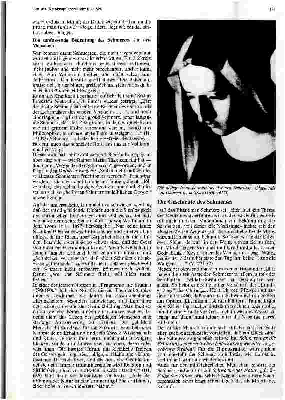 Vorschauseite 2: Der Schmerz Zur Phänomenologie einer Konstanten in der Geschichte der Menschheit