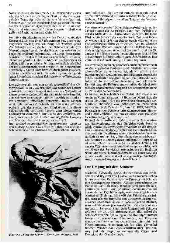 Vorschauseite 3: Der Schmerz Zur Phänomenologie einer Konstanten in der Geschichte der Menschheit