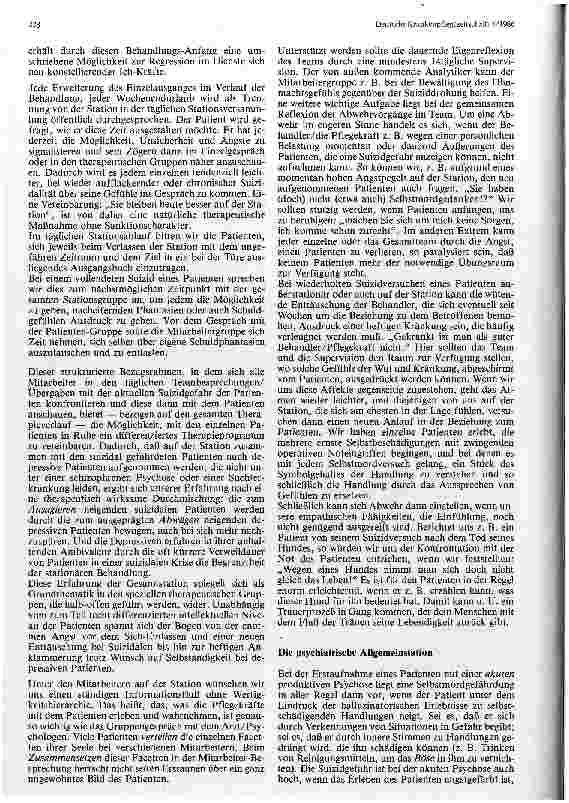Vorschauseite 3: Der suizidale Patient