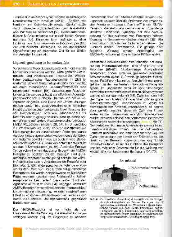 Vorschauseite 5: Wirkmechanismen von Anästhetika