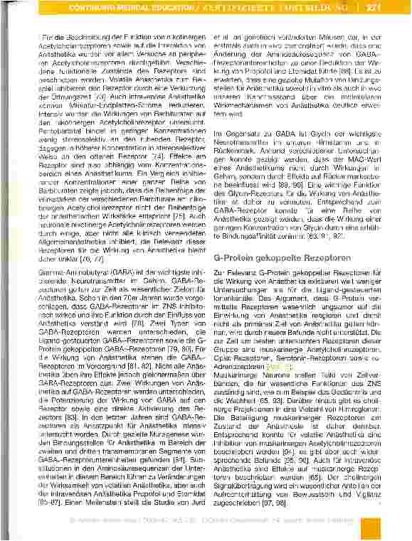 Vorschauseite 6: Wirkmechanismen von Anästhetika
