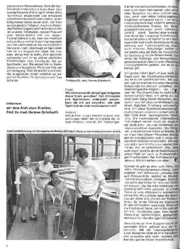 Vorschauseite 1: Die Ostseeklinik Damp Interview mit Prof.Dr.med. Hannes Schoberth Ärztlicher Direktor