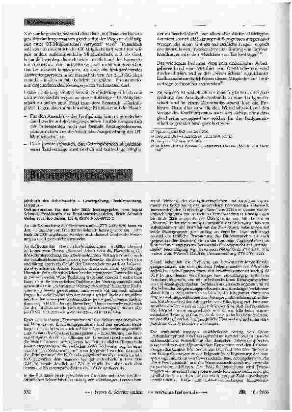 Vorschauseite 2: Alles rennet, rettet, flüchtet - Überlegungen zur OT-Verbandsmitgliedschaft