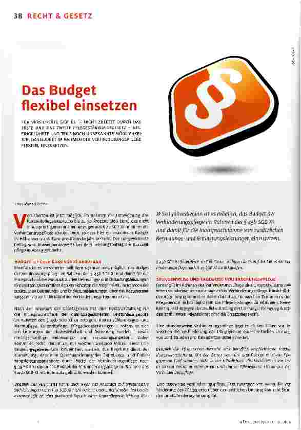 Vorschauseite 1: Das Budget flexibel einsetzen