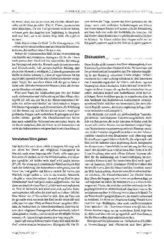 Vorschauseite 6: Unterstützungsbedarf von Eltern in der Trauerbegleitung nach dem Tod ihres frühgeborenen Kindes