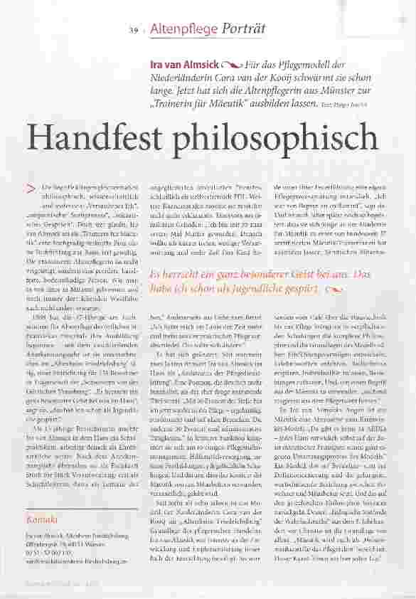 Vorschauseite 2: Handfest philosophisch