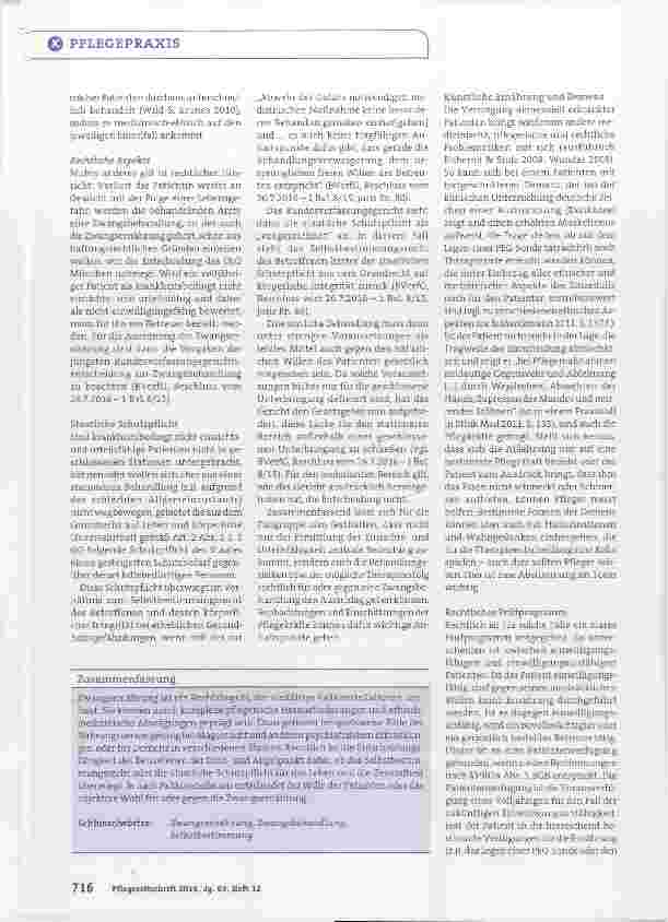 Vorschauseite 3: Ethische und rechtliche Aspekte der Zwangsernährung