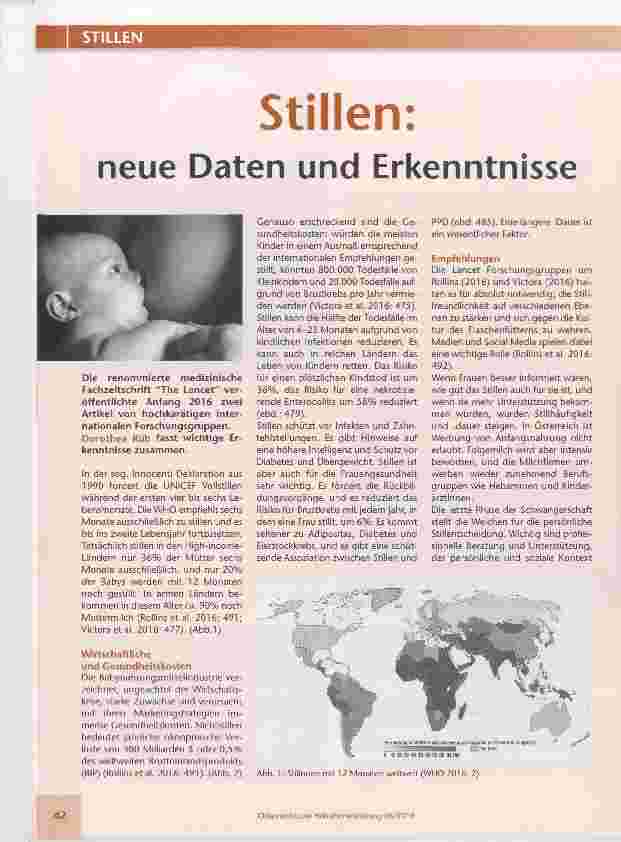 Vorschauseite 1: Stillen: neue Daten und Erkenntnisse