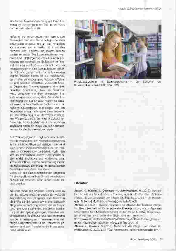 Vorschauseite 4: Bachelorabschluss in der klinischen Pflege