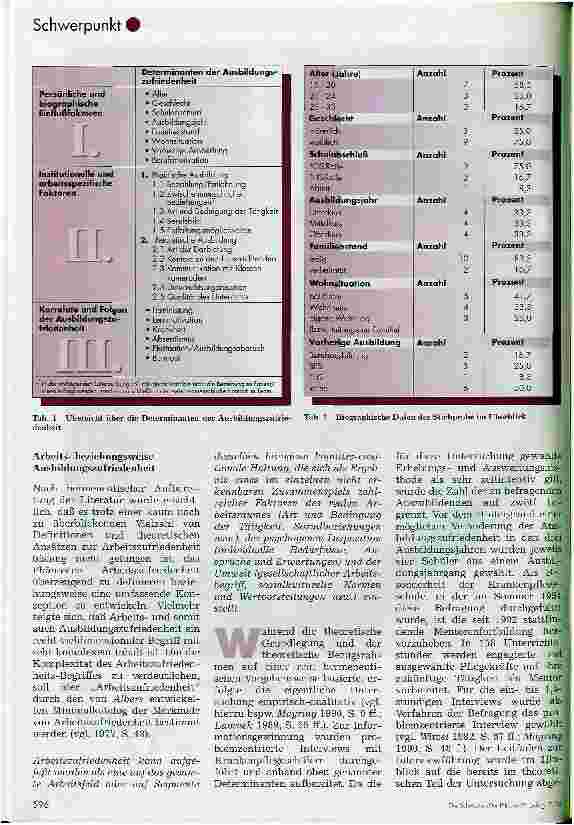 Vorschauseite 2: Ausbildungszufriedenheit in der Krankenpflege