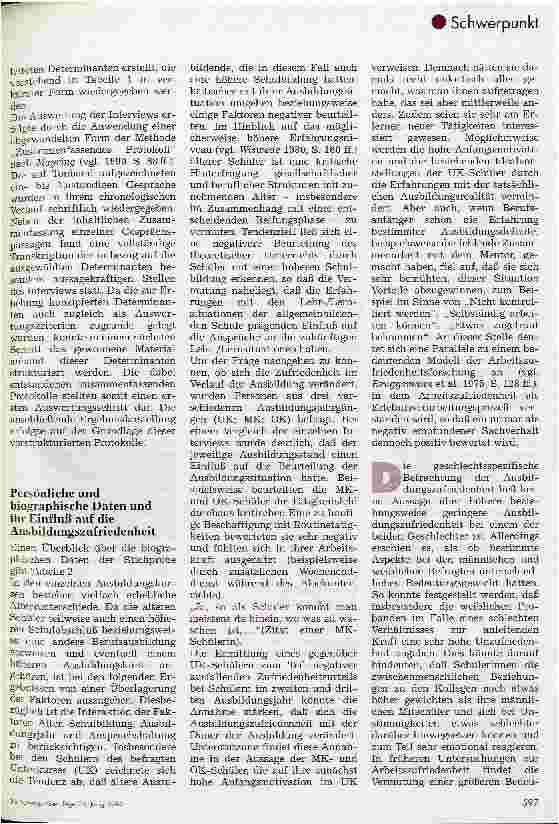 Vorschauseite 3: Ausbildungszufriedenheit in der Krankenpflege