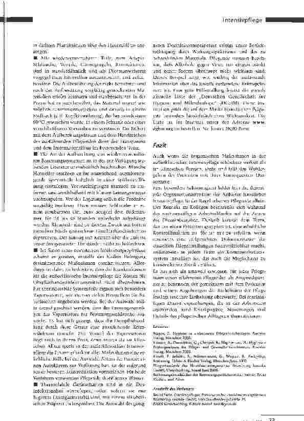 Vorschauseite 5: Hygiene in der Heimbeatmung