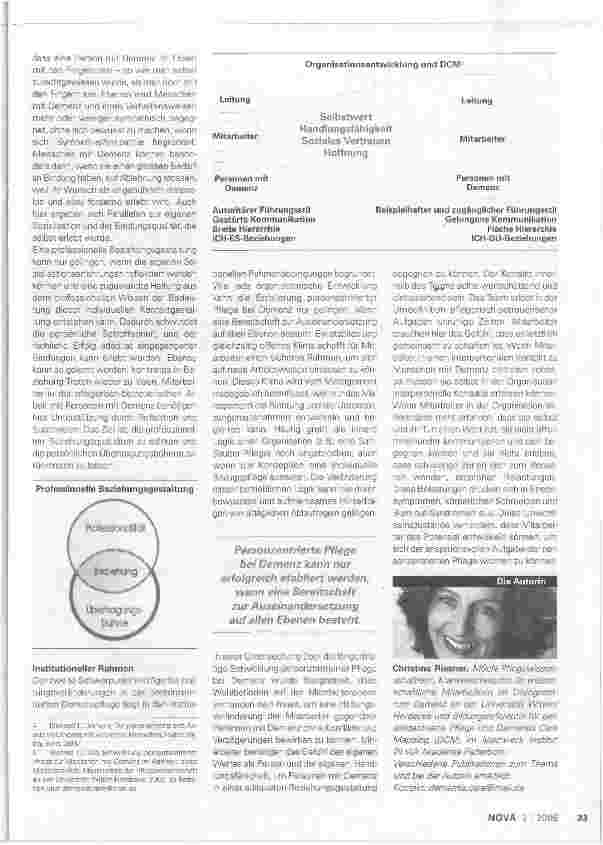 Vorschauseite 3: DemenzVerständnisrahmen und Beziehungsgestaltung