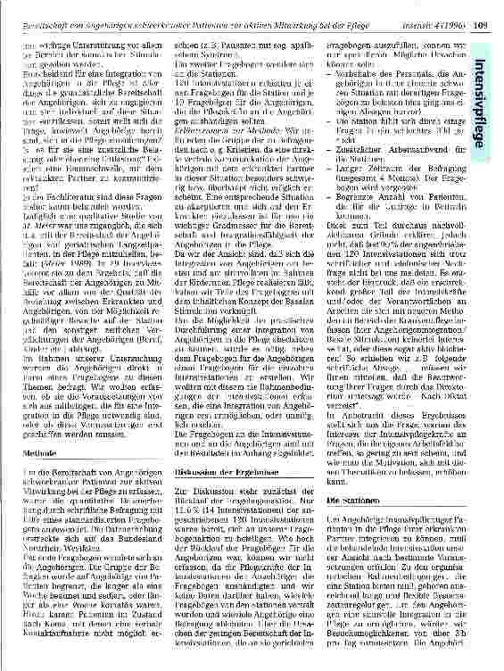 Vorschauseite 2: Bereitschaft von Angehörigen schwerkranker Patienten zur aktiven Mitwirkung bei der Pflege