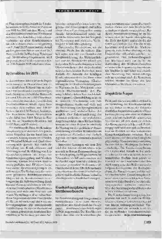 Vorschauseite 2: Wandel der ordnungspolitischen Vorstellungen Parallele Kompetenz von Bund und Ländern behindert klare Verantwortungszuweisung.