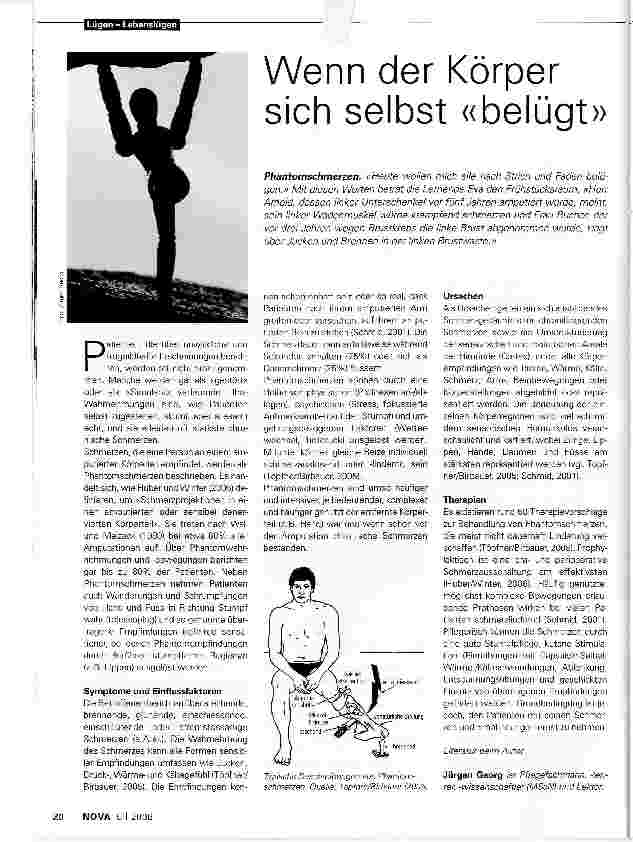 Vorschauseite 1: Wenn der Körper sich selbst belügt