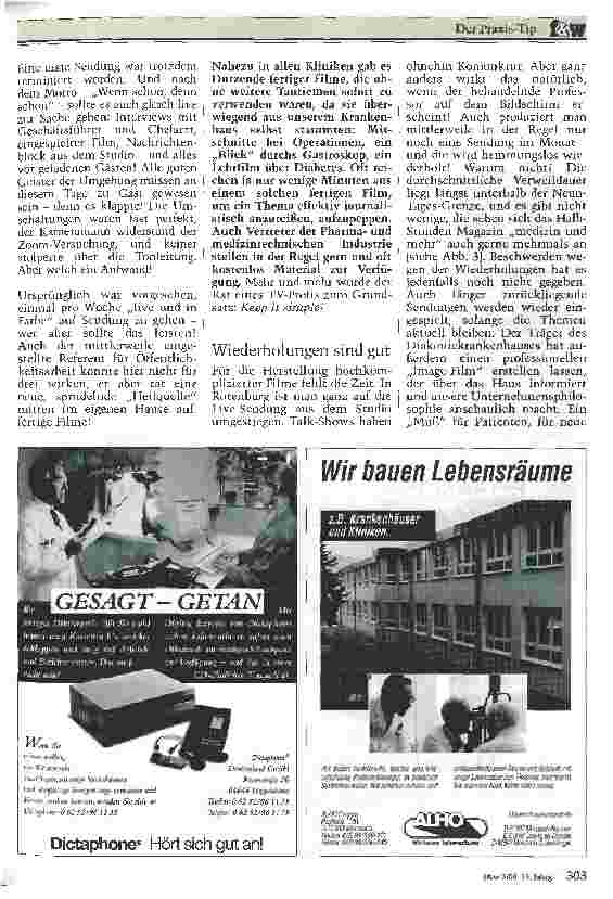 Vorschauseite 4: Privates Krankenhausfernsehen Erfahrungen mit einem hauseigenen Fernsehsender