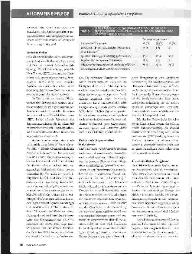 Vorschauseite 5: Fieber in operativen Disziplinen