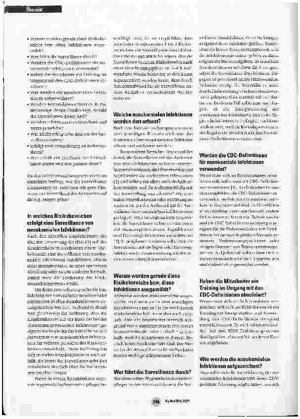 Vorschauseite 2: Surveillance nach § 23 des IfSG: Wie soll der Amtsarzt die Umsetzung kontrollieren?