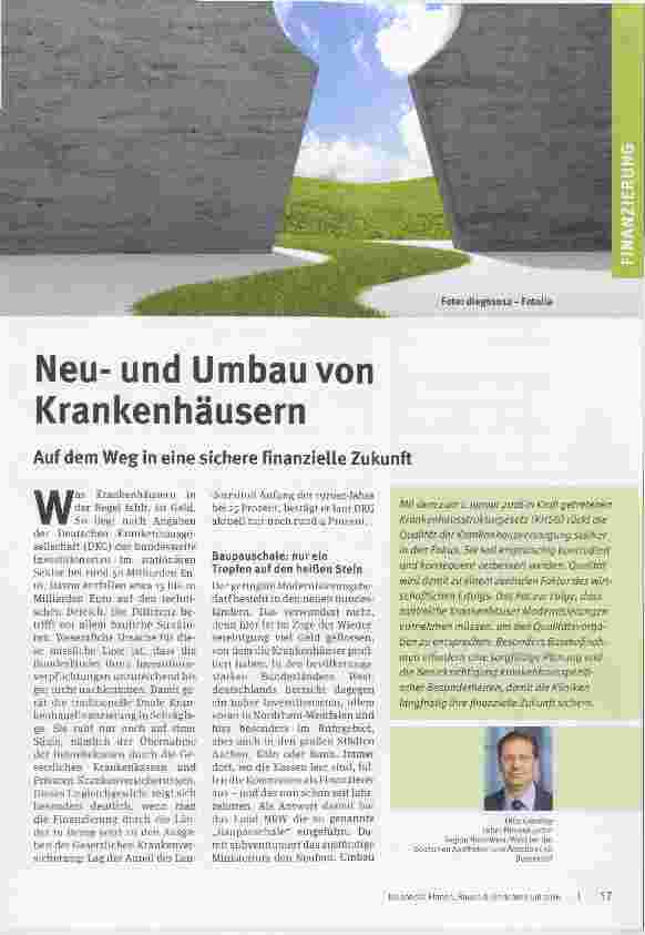Vorschauseite 1: Neuund Umbau von Krankenhäusern