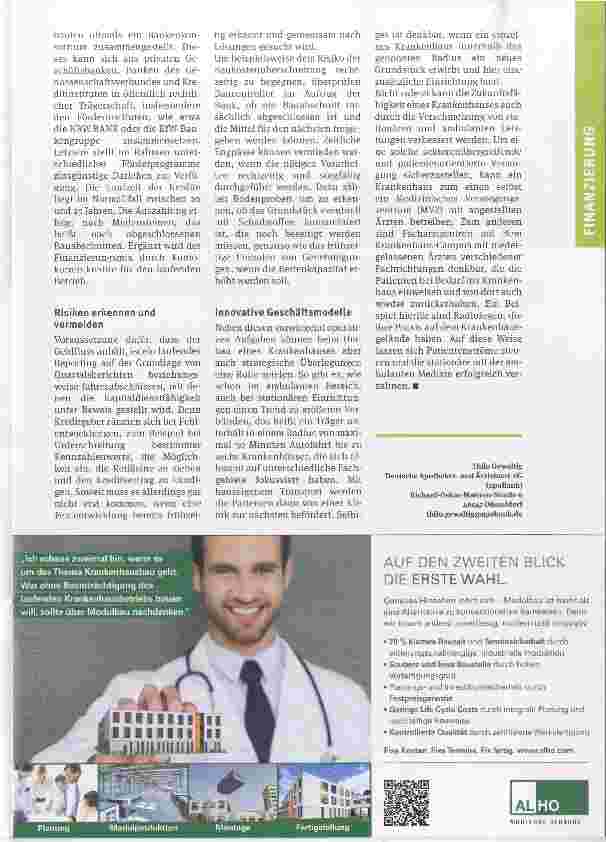 Vorschauseite 3: Neuund Umbau von Krankenhäusern