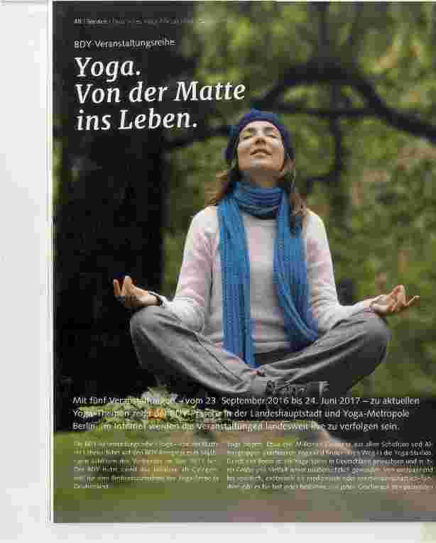 Vorschauseite 1: Yoga, Von der Matte ins Leben.