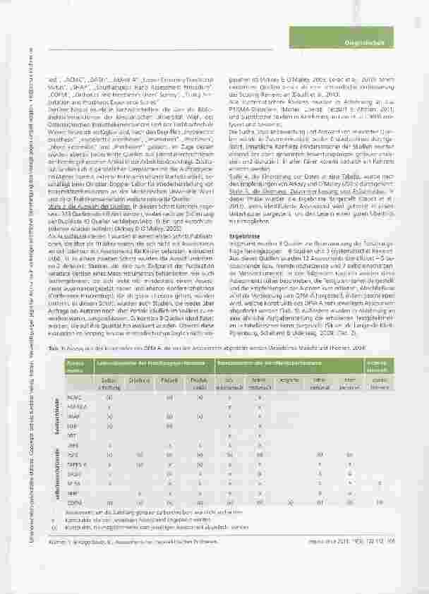 Vorschauseite 4: Assessments bei myoelektrischen Prothesen der oberen Extremität ein modifizierter Scoping Review