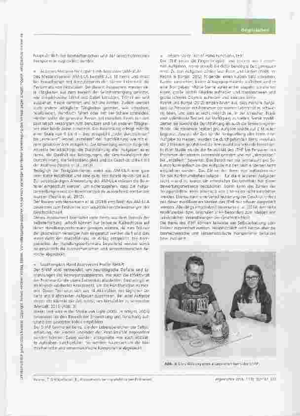 Vorschauseite 6: Assessments bei myoelektrischen Prothesen der oberen Extremität ein modifizierter Scoping Review