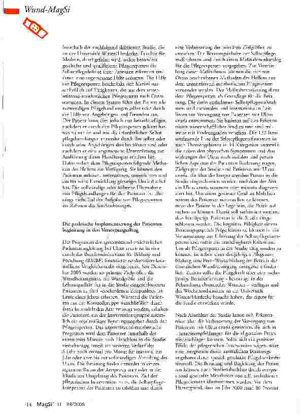 Vorschauseite 3: Tandempraxis - Kooperation von Medizin und Pflege