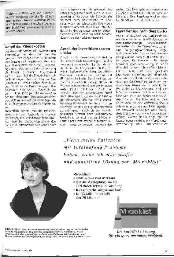 Vorschauseite 2: Zur Situation der Tagespflege Teil 2: Die Finanzierung