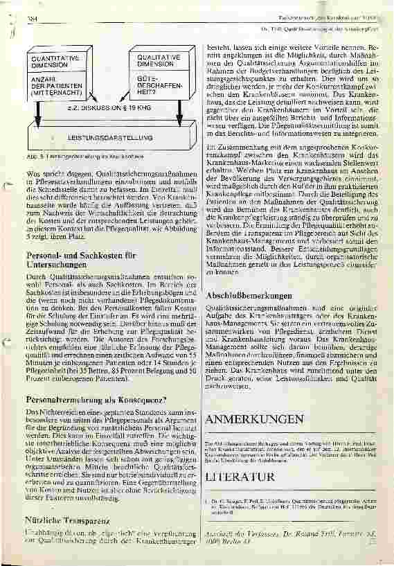 Vorschauseite 5: Qualitätssicherung in der Krankenpflege