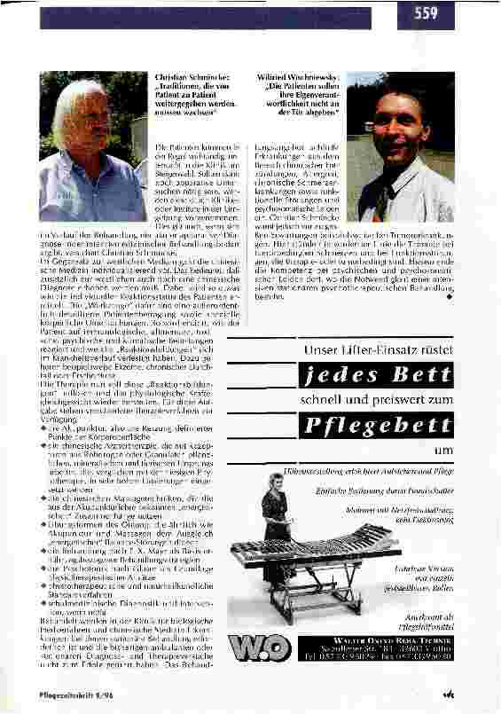 Vorschauseite 3: Augen, Ohren, Hände und Gefühle sind im Einsatz für die Patienten