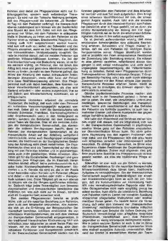 Vorschauseite 3: Therapeutische Gemeinschaft: verändertes Rollenverständnis