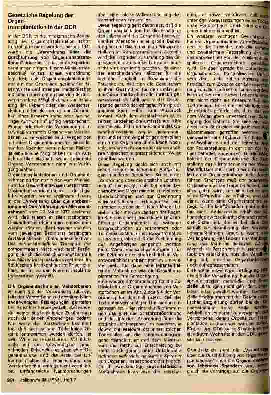 Vorschauseite 2: Rechtliche und ethische Fragen der Organtransplantation