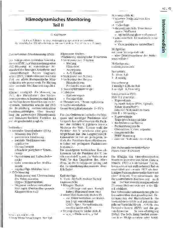 Vorschauseite 1: Hämodynamisches Monitoring Teil 2