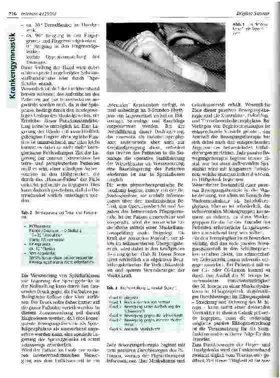 Vorschauseite 2: Physiotherapeutische Maßnahmen beim Querschnittpatienten in der Frühphase