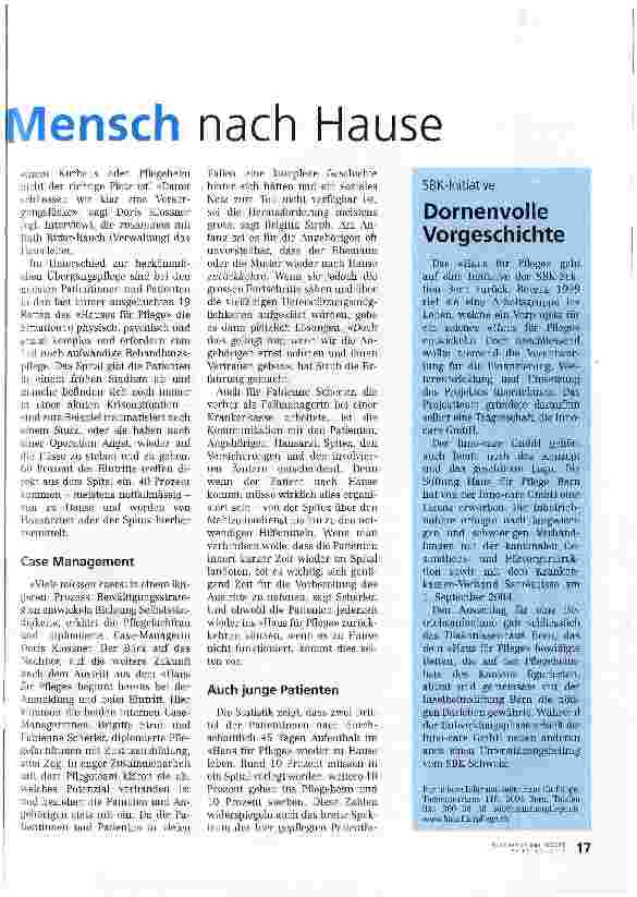 Vorschauseite 2: Wieder als selbstständiger Mensch nach Hause