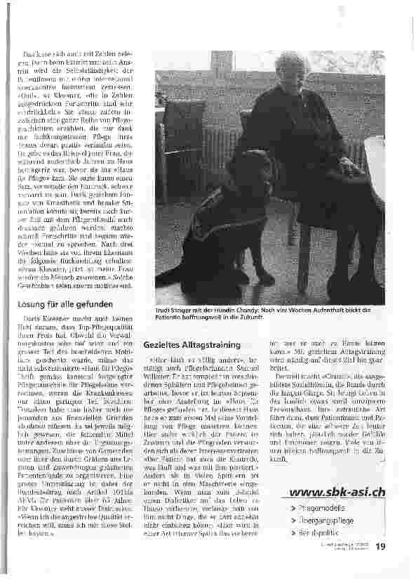 Vorschauseite 4: Wieder als selbstständiger Mensch nach Hause