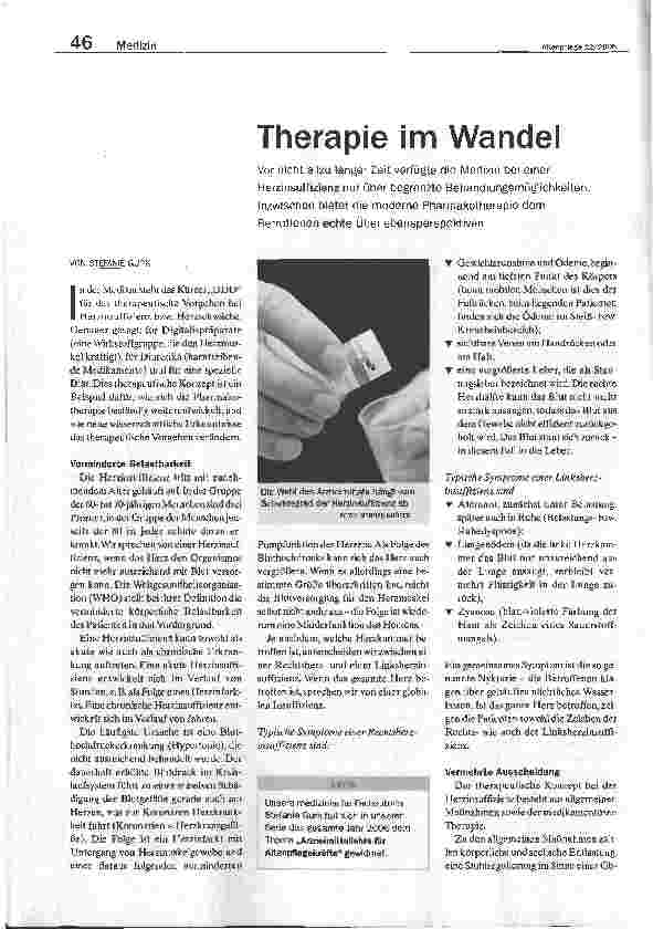 Vorschauseite 1: Therapie im Wandel