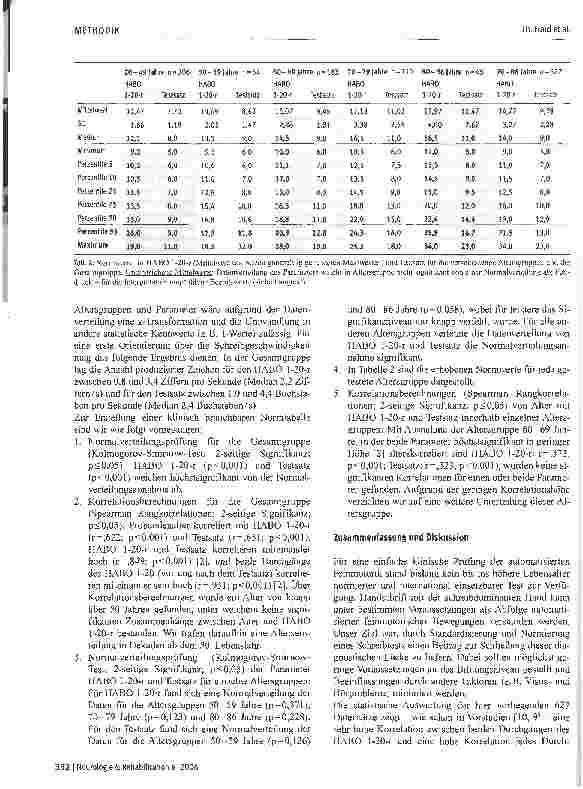 Vorschauseite 4: Normwerte für ein einfaches Verfahren zur Quantifizierung automatisierter Bewegungen über die Schreibgeschwindigkeit: Haid-Bonatti 1-20 Test - revidierte Fassung (HABO 1-20-r)