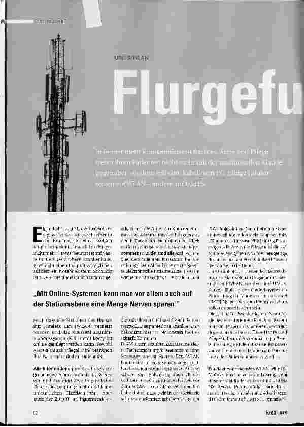 Vorschauseite 1: UMTS/WLAN - Flurgefunke