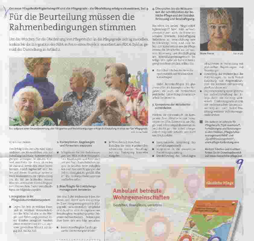 Vorschauseite 1: Für die Beurteilung müssen die Rahmenbedingungen stimmen