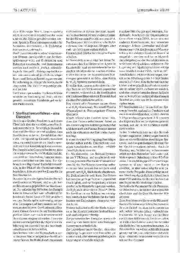 Vorschauseite 3: 1. EMEA-Treffen zur NT-Sterilisation und InfektionsverhütungBerlin, 3.-4. März 2016