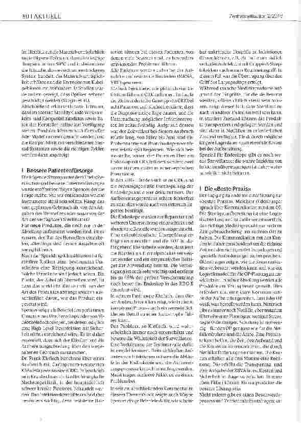 Vorschauseite 5: 1. EMEA-Treffen zur NT-Sterilisation und InfektionsverhütungBerlin, 3.-4. März 2016