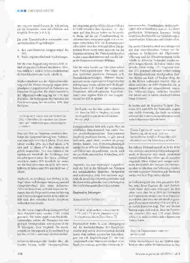 Vorschauseite 3: Der Langzeitverlauf psychischer Störungen und seine Prädiktoren zentrale Ergebnisse aus vier systematischen Ubersichtsarbeiten