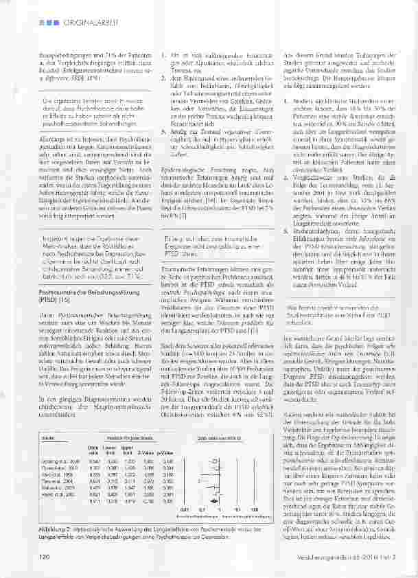 Vorschauseite 5: Der Langzeitverlauf psychischer Störungen und seine Prädiktoren zentrale Ergebnisse aus vier systematischen Ubersichtsarbeiten