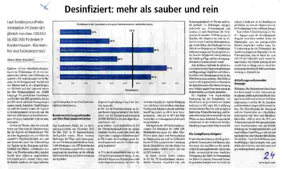 Vorschauseite 1: Desinfiziert: mehr als sauber und rein