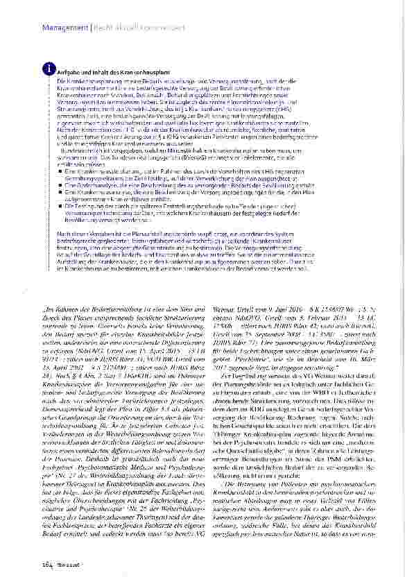 Vorschauseite 3: WBO-Einfluss auf Krankenhausplanung Aus zwei mach eins?